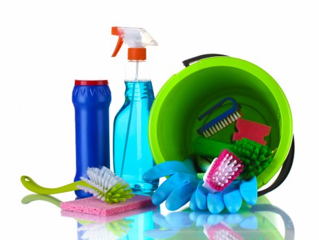 Cleaning staff checking a property before carrying out agreed services