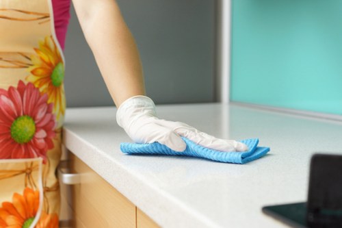 Move out cleaning team preparing a Barnet property for handover