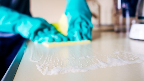 Upholstery cleaning for a family sofa in Barnet