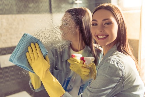 Vacate cleaning in a Barnet home with attention to floors and surfaces